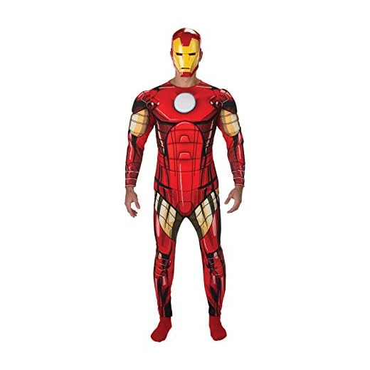 Rubies 887533 Disfraz Oficial de Marvel Iron Man, Adultos, tamaño estándar
