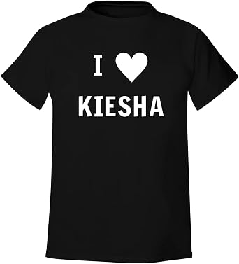 I Heart Love Kiesha - Mens Soft & Comfortable T-Shirt