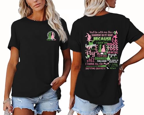 Musical Shirt for Women Witch and Princess Changed for Good T Shirts - image 3