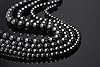 Shungite Beads 10mm 19.5" - 50 cm Strand 50 pcs wich Hole for: Handmade Jewelry and Supplies Shungite Stone Formed in the Heart of Shungites Mine Type 2 #5
