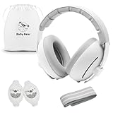 Anluomafuy 2 en 1 Casque Anti Bruit Pour Bébés et Tout Petits Jusqu'à 48 Mois, Casque Anti Bruit Bébé Réglable avec Réduction de Bruit, Protection Auditive pour Bébés, pour Sommeil Voyages