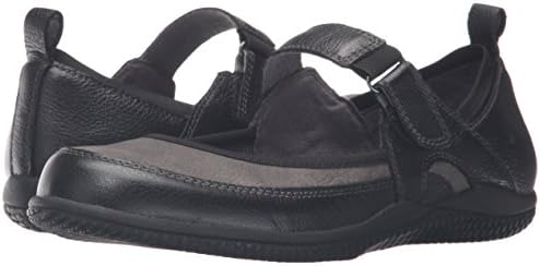 Softwalk Women's Haddley Mary Jane Flat, Black/Dark Grey, 9 M US | Image 6