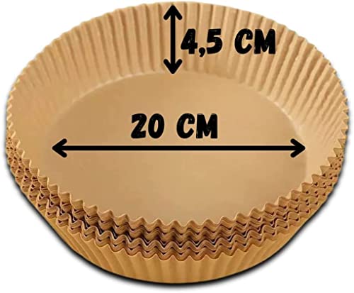 Forma Descartável Forro de Papel Fritadeira Elétrica Frite sem sujar sua Fritadeira - 50 unidades (2