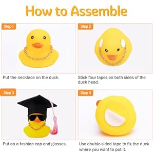 Wonuucardashboarddecorgraduationhatrubberduckcarducksornamentswithminihatnecklacesunglassesscarfblack Urban Country Home Decor Wonuu car dashboard decor graduation hat rubber duck car ducks ornaments with mini hat necklace sunglasses scarf black urban country home decor