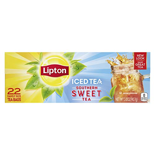 Lipton Family Tea Bags Southern Sweet Tea 22 count