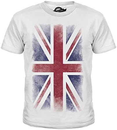 Unión Europea Faded Bandera – Unisex Niños Camiseta De Manga
