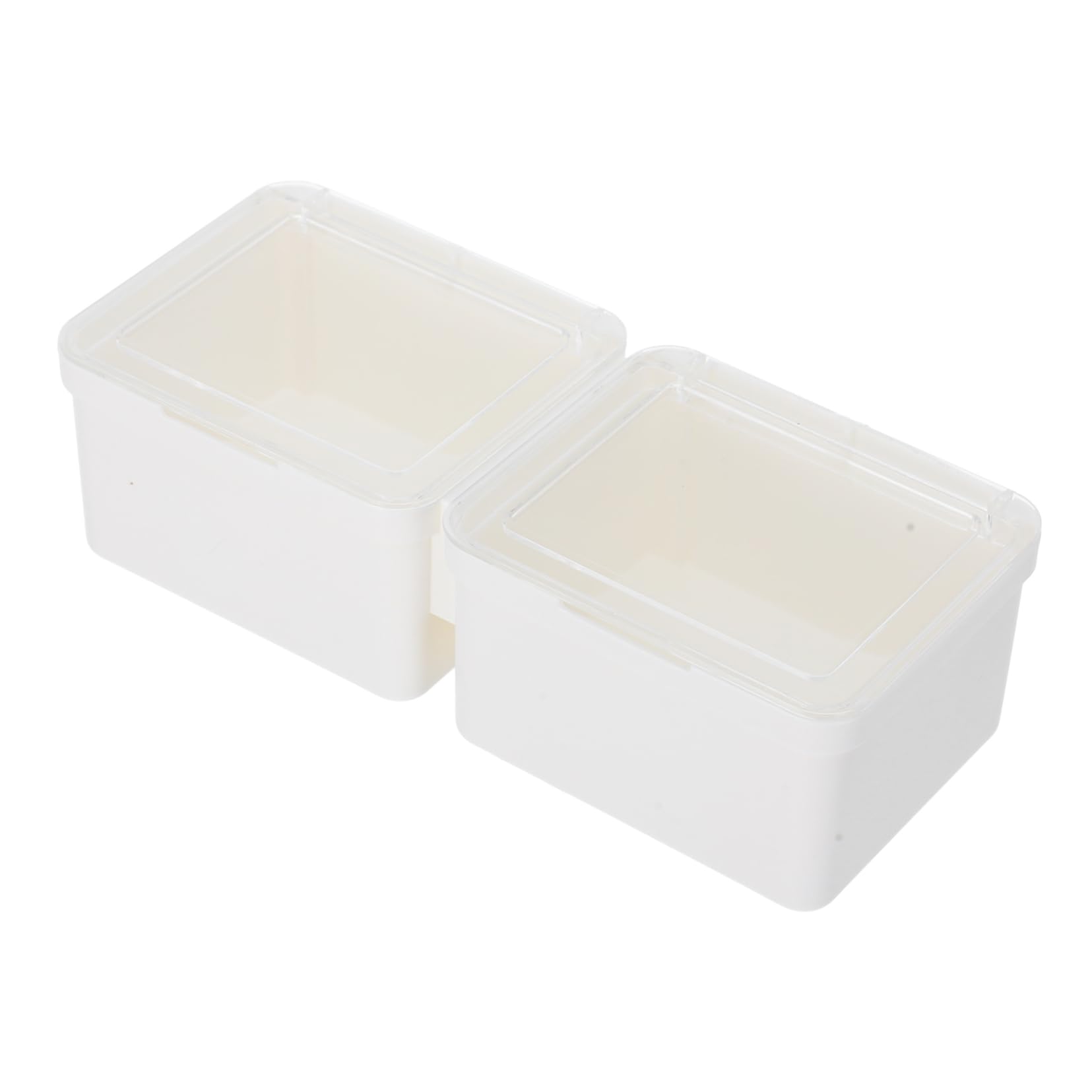 WOFASHPURET Double Compartment Storage Box for Laundry and Dryer Sheets Household Organizer for Laundry Room Transparent Container for Easy Access and Organization