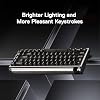 MelGeek MADE68 Pro+ Wired Gaming Keyboard, Magnetic Keyboard with Hall Effect, 65% Compact Rapid Trigger, Hot-Swappable, RGB Snap Tap & Adjustable Actuation, Online HIVE Custom (Phantom Gray)