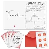 Geelfland Teacher Gifts - Teacher Appreciation Cards in Bulk Thank You Gifts for Appreciation Day Valentine's Day