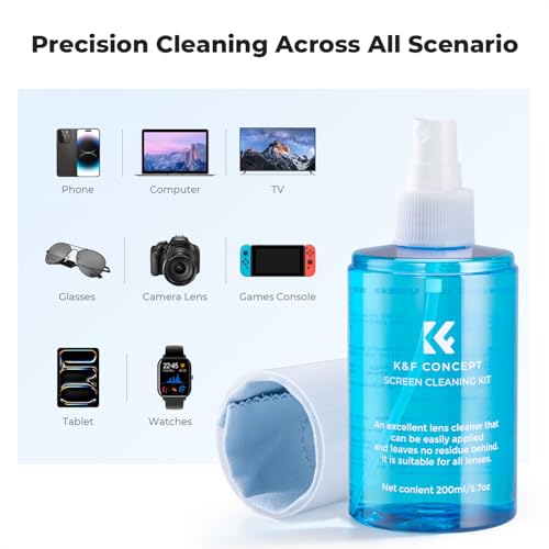 Miniatura 6 de K F Concept Kit Limpiador Electrónico De Viaje Para Auto, Computadora, Portátil, Ipad, Macbook, Teléfono, Reloj, Gafas