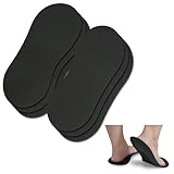 NYTERRAX Sticky Feet for Spray Tanning - 30 Pairs Disposable Foam Pads, Non-Slip Sunless Tanning Foot Covers for Salon or Home (Black)