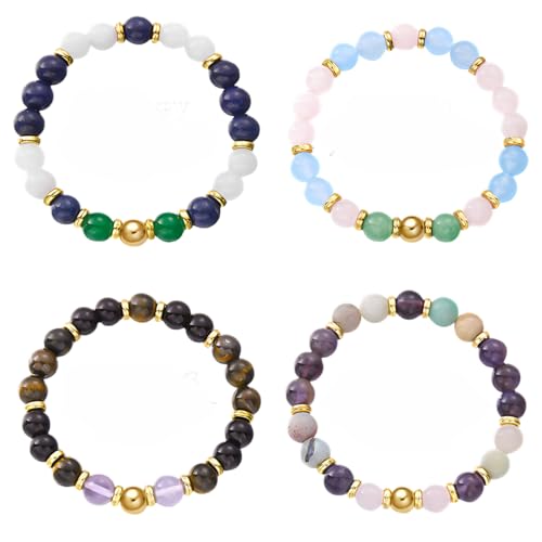 MIXIUJIEN 4���t�@�b�V�����V�R�΃A���t�@�x�b�g�u���X���b�g ���f�B�[�X �S�[���h�C���^�[�o���f�U�C�� �X�g���b�`�u���X���b�g�A�N�Z�T���[