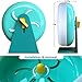 Hamster Wheel,Silent Hamster Wheel,Silent Wheel,Quiet Hamster Wheel,Super-Silent Hamster Exercise Wheel,Adjustable Stand Silent Hamster Wheel for Hamsters,Gerbils,Mice,Small Pet 7in (Blue A)