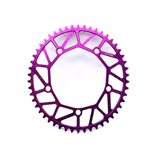 Plateau pédalier 50T Brompton violet London Craftwork : composant transmission vélo léger