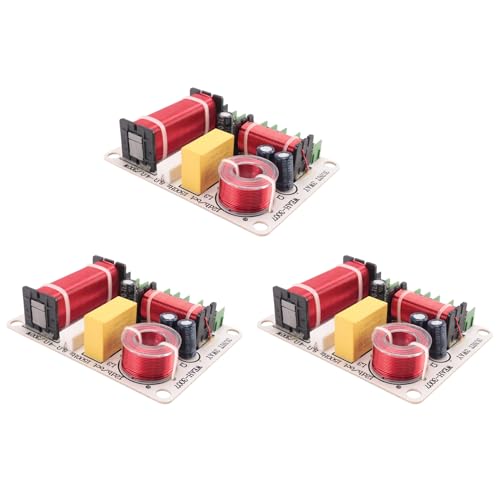 Filtre répartiteur de fréquence 3 voies 300W pour modification de haut-parleur HiFi DIY - Lot de 3