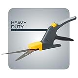 Woodland Tools Heavy Duty Rotating Grass Shears – 180 Degree Pivoting Head, Non Stick Steel Blades, Ergonomic Grip, Manual Grass Clippers for Trimming Around Beds, Walkways, and Edges