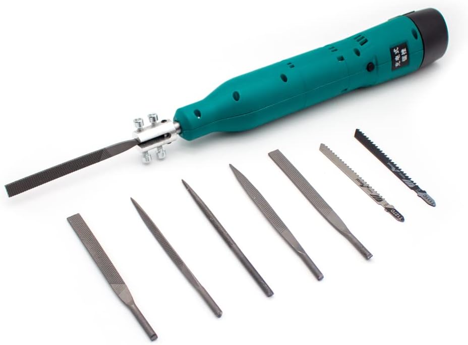 Electric Reciprocating File, Metal Grinding Tool Rubbing Iron Wrong Knife Machine Poking Knife Steel File Woodworking Cutter