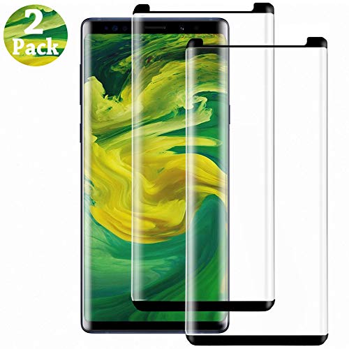 [2Pack] Galaxy Note 9 Screen Protector, Note 9 Tempered Glass[Case Friendly][Anti-Bubble][HD Clear] Tempered Glass Screen Protector Compatible with Samsung Galaxy Note9