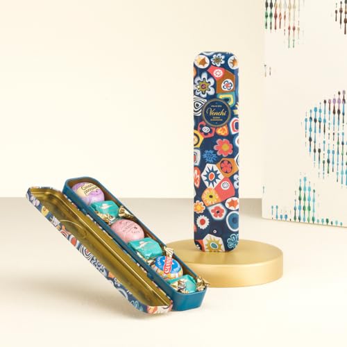 ヴェンキ｜Venchi【公式】ムリーニ ペンケース缶 4種類6個入り ショッピングバック付き イタリア チョコレート お礼 お祝い 内祝い 手土産 ご挨拶 お返し ギフト 詰め合わせ 手提げ袋付き ショッピングバッグSのサムネイル