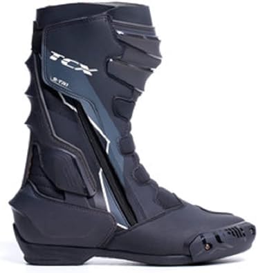 TCX Damen S-tr1 LadyDamen-Motorradstiefel Sportstiefel Obermaterial aus Mikrofaser Seitlicher Elastischer Reißverschluss und Klettverschluss