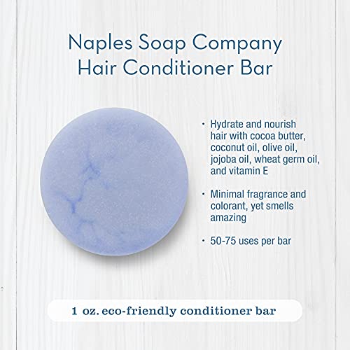 Naples Soap Company Solid Conditioner Bar – Free Of Parabens, Pthalates – Handmade, Eco-Friendly, Hydrating Haircare For Soft, Vibrant Hair, Safe And Effective For All Hair Types, Lasts 50-75 Uses – Boyfriend #TOP3
