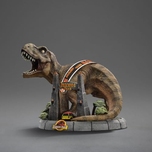 Figurine T-Rex Mini Co. Iron Studios Illusion Deluxe 15 cm, finition premium