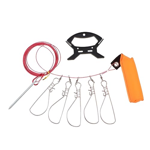 Yardwe Fishing Lock Cable 5m Fishing Clip for Secure Fish Holding Easy to Use