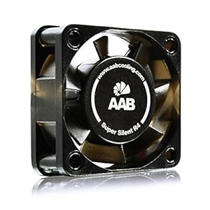 AABCOOLING Super Silent R4 – Leise und Efizient 40mm Gehäuselüfter mit 4 Anti-Vibration-Pads Silent Lüfter, Mini Ventilator, Cooling Lüfter, 3D Drucker