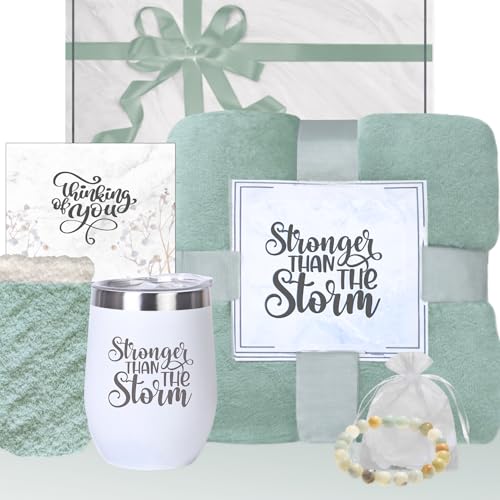 Get Well Soon Gifts for Women - Thinking of You Care Package for Cancer Recovery, Surgery, Sick Friend, Hospital Comfort, Chemo Care Treatment, Sympathy - Thoughtful Gift Box (Sage Green)
