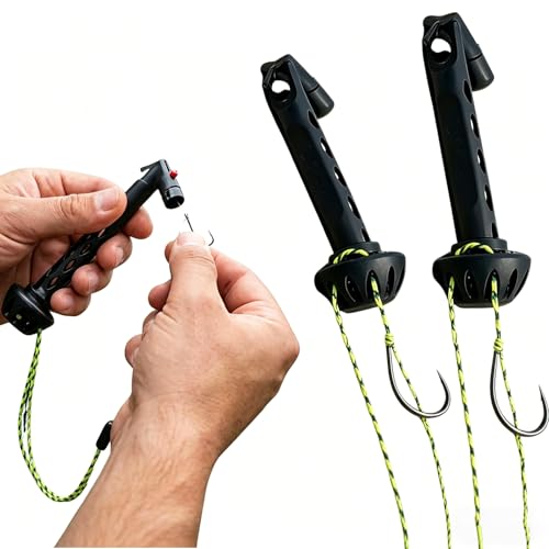 Fly Fishing Magnetic Fly Threader | On-Water Rigging Tool for Fast Knot Tying, Fits Most Hooks & Tippets