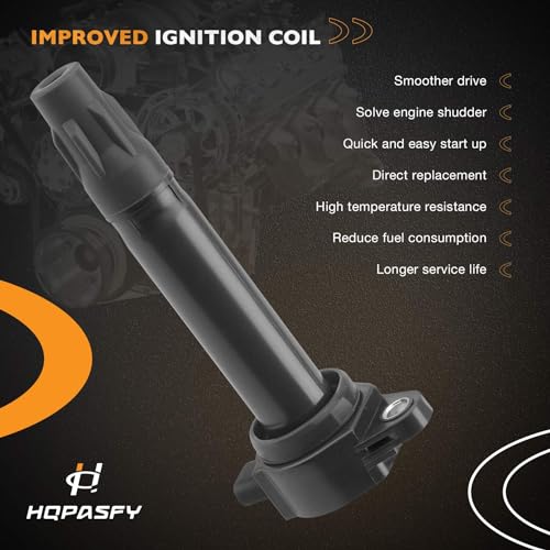 Ignition Coil Pack UF557 Set of 4 Compatible with Jeep Patriot Compass, Dodge Caliber Journey, Chrysler Cirrus Sebring 2.0L 2.4L L4 Replace# GN10346, 5C1644 by HQPASFY - Image 2
