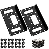 【Installation Simple avec Vis Incluses】 Le support disque dur est livré avec un ensemble complet de vis pour ssd et hdd permettant une installation rapide et précise. Les trous de fixation sont parfaitement alignés pour assurer un montage ssd pc stable sans ajustement supplémentaire.