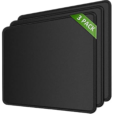 MROCO Office Mouse Pad 3 Pack & Ergonomic Mouse Pad Bundle