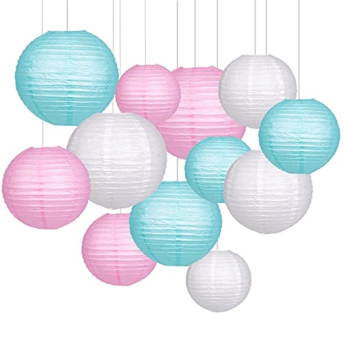 LEMESO Lampion Holle Witte Ronde Papieren Lantaarn Classic Style