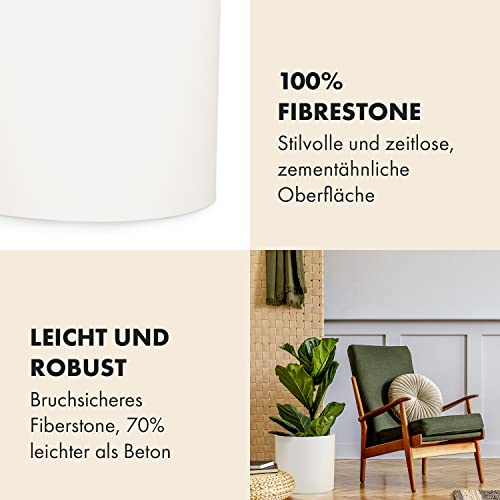 Fox&Fern Übertopf XL - Blumentopf Gross inkl. Wasserabfluss - Blumentopf hoch 34cm - Übertöpfe für Zimmerpflanzen - Blumentopf 38cm… – Ansicht 4