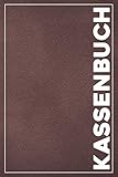 veloursleder schuhe farbe auffrischen  Kassenbuch: Kassenbuch mit 120 Seiten im Format A5 für einfache Buchführung mit Einnahmen, Ausgaben, Saldo in brauner Velourleder Optik (Softcover)