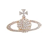 FAIRYGATE Brooch Pins for Crafting Pearl Globe Brooches Women Planet Pin Men Suit Jewelry Lapel Dress Suit Accessories Boutonniere Ideas Novelty Funny Gift B2340