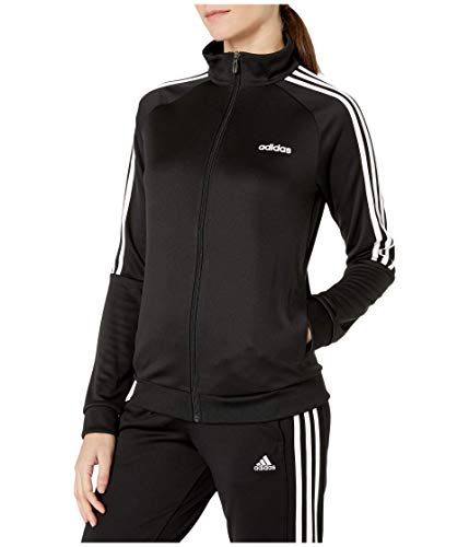adidas Women's Sereno 19 Track Top, Black/White, XL