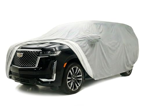 CarsCover Custom Fits for Cadillac Escalade ESV (LWB) SUV Car Cover Heavy Duty All Weatherproof Ultrashield Wagon Covers