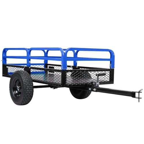GarveeLife 1500 lbs Heavy Duty Steel Dump Cart, 15 Cubic