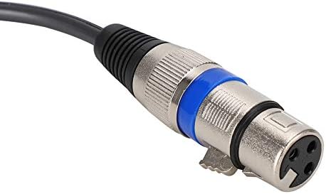 Dual for RCA Male to Dual XLR Female Audio Adapter Cable Patch Cord Double-row PVC Wire for Audio Connections from Microphone Mixers, Headphone Amplifiers, and other Equipment.