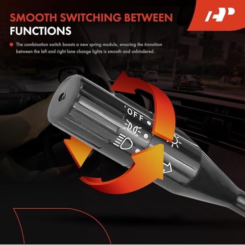 A-Premium Turn Signal Switch, Windshield Wiper, Headlight Dimmer, Parking Light Multifunction Switch Compatible with Suzuki Samurai 1986-1995, SJ410/SJ413 1985 by A-Premium - Image 4