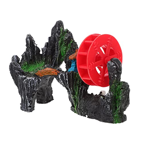 iplusmile 庭の水槽の造園 水槽の城 水族館の装飾品 水族館の木 の装飾品 シェル の山の風景 風景岩 人工の の山の マウンテンクラフト 山 樹脂