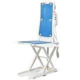 QuinteZhenTially Badewannenlifter Senioren Elektrisch,Elektrischer Sessellift,Leicht Liege Badewannenlift,60-480 Mm Höhenverstellbar,Tragbares Design für Senioren & Pflege Hause B