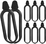 Pushglossy 8 Pcs Rubber Snubbers Straps for ATV Gun & Bow Rack Gun Holders for ATV Replacement Straps Bow Tool Replace