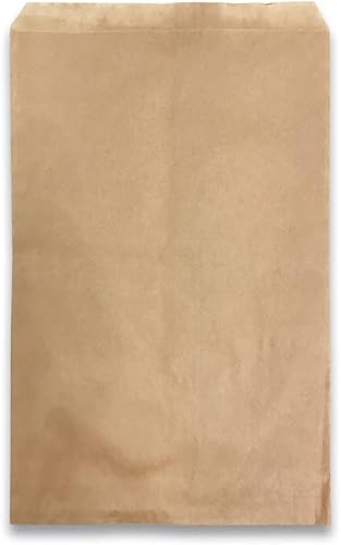 888 Display USA, Inc 25 bolsas de regalo de papel kraft liso de 8 12" x 11" - ComprasVentasBolsas de mano