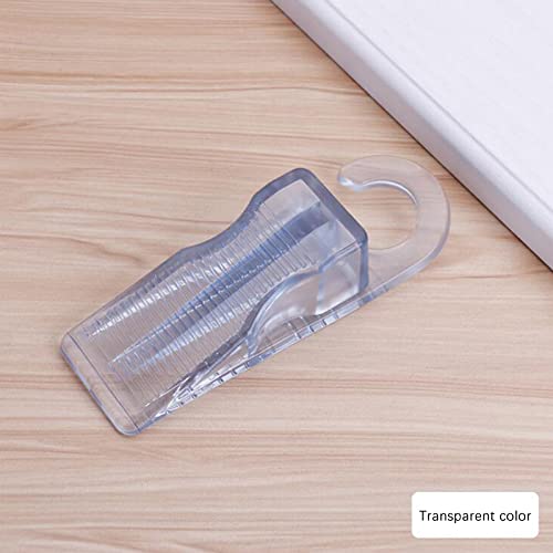 Hsthe Sea 4pcs Hangable Door Wedge,Door Stopper for Floor,Heavy Duty Rubber Door Stop,Black Door Wedge Suitable for Coarse Floors Board - Image 4