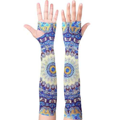 YPHCDO Gardening Sleeves Farm Sun Protection Arm Cooling Sleeves Thorn Proof Garden for Women Men with Thumb Hole