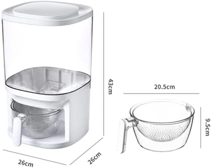 Grand Récipient de Stockage Scellé pour Céréales et Aliments Secs - 7