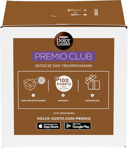 Image of Nescafe Dolce Gusto Cafe Au Lait Coffee Capsules, Balanced & Round, Each 10g X 12 Pods, New Recipe (Product Of UK) From DECADENT
